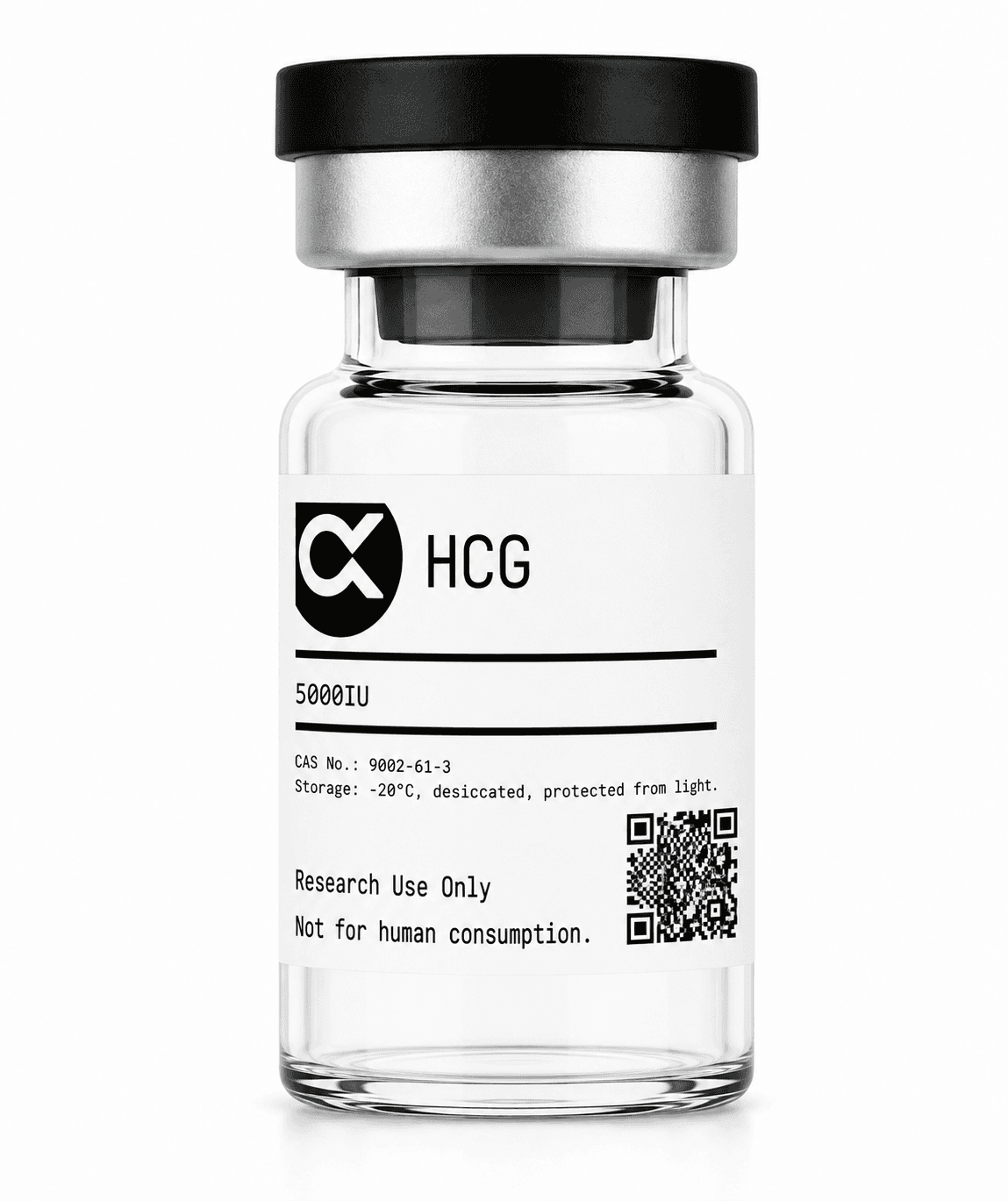HCG research vial